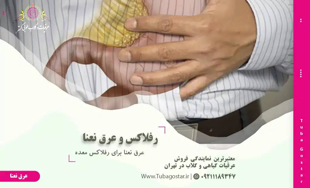 عرق نعنا برای رفلاکس معده