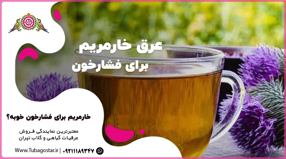 عرق خارمریم برای فشار خون